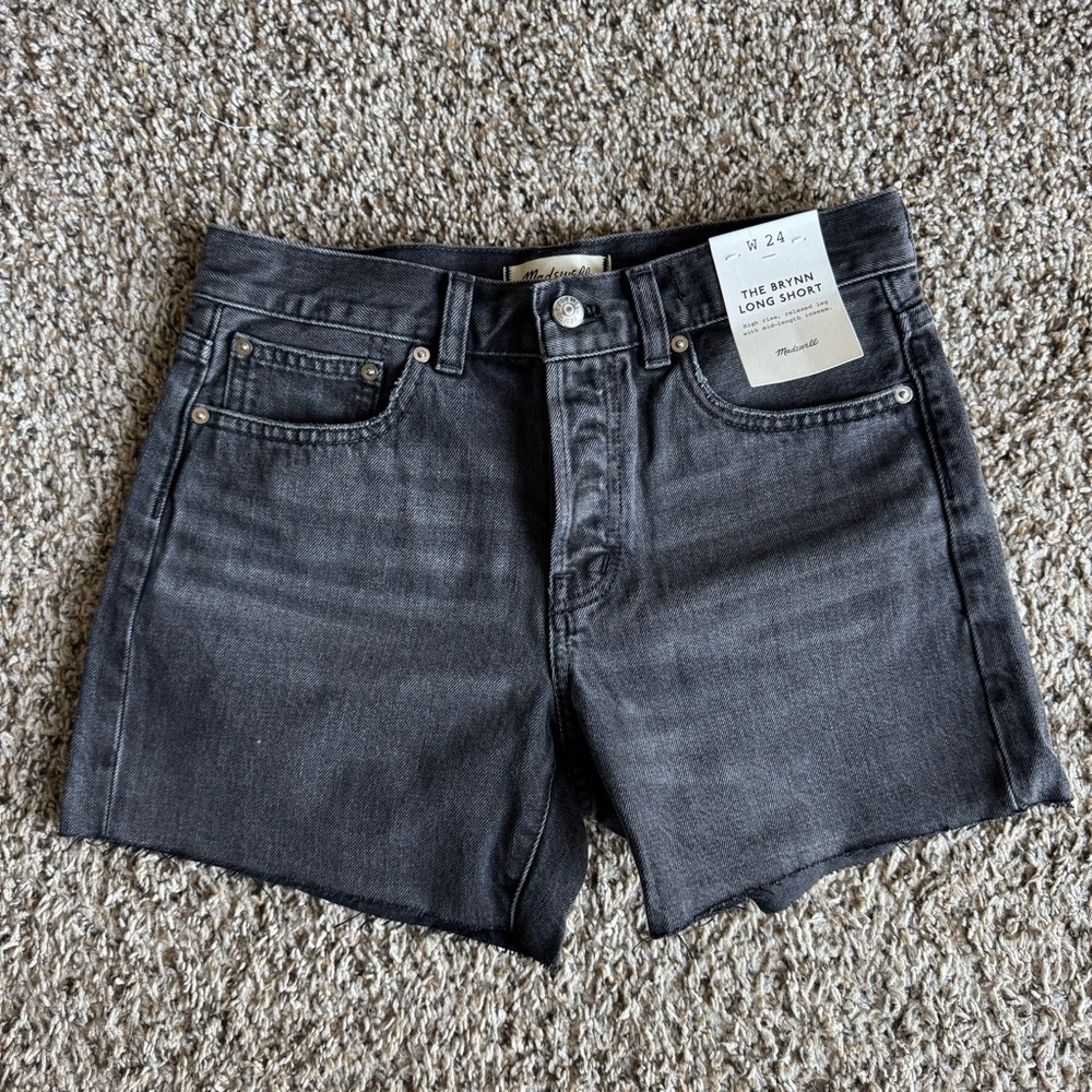 Madewell Dark Wash Denim Shorts